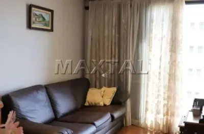 Apartamento à venda com sacada de 52 m² com 02 dormitórios e 01 vaga, na vila campestre.
