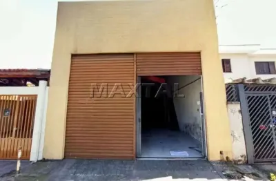 Galpão comercial de 161m² para locação em santana com mezanino e depósito.