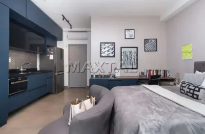 Studio para venda em pinheiros com 1 quarto, sendo 1 suíte, 35m², com horta e bicicletário.