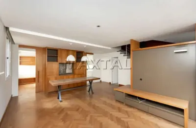 Duplex para venda de 129m² em itaim bibi com 3 quartos, sendo 1 suíte, varanda e 2 vagas.