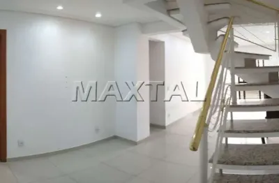 Cobertura para venda no parque mandaqui de 150m², com 3 dormitórios, 1 suíte e 3 vagas de garagem