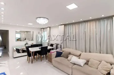 Apartamento na vila guilherme mobiliado, com 3 suites, 4 vagas de garagem, 136m².