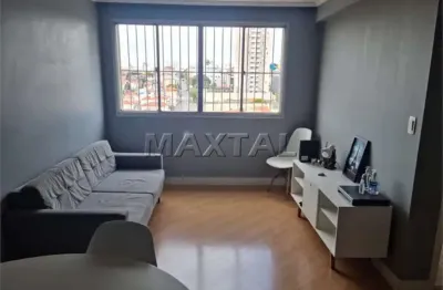 Apartamento para locação de 54m², com 2 dormitórios e 1 vaga na vila gustavo.