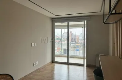 Apartamento 60m² com varanda gourmet em santana para alugar, 1 dormitório, 2 banheiros e 1 vaga.