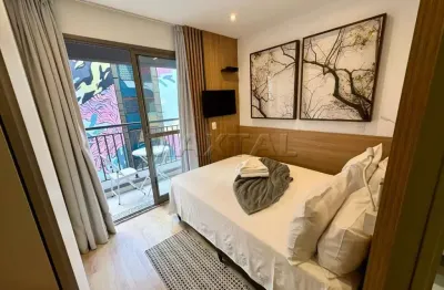 Studio à venda em república com 1 quarto, sendo 1 suíte, 33m², com lazer completo.