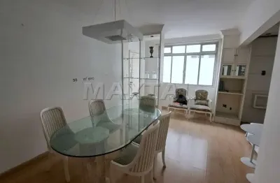 Apartamento mobiliado em higienopolis com 2 quartos, sala ampla, cozinha e vaga de garagem