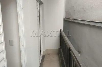 Apartamento  para locação no parque mandaqui, de 42m² com 2 dormitórios e sacada.