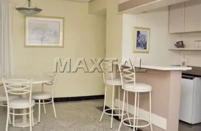 Flat residencial na região de santana com 50m², com 1 banheiro e 1 vaga com manobrista.