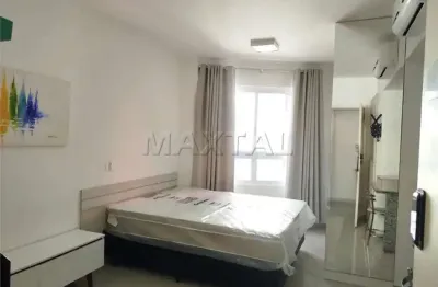 Apartamento de 25m² na bela vista, com 1 dormitório, reformado e mobiliado.