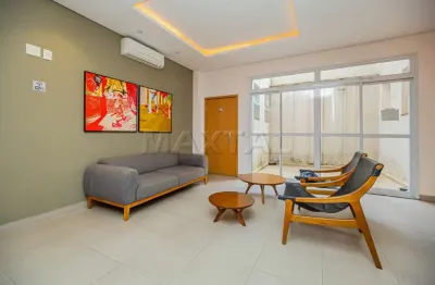 Studio à venda de 20m² com 1 quarto, academia, salão de festas, lazer no rooftop e churrasqueira.