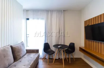 Apartamento para alugar com 37m², 1 quarto, 1 suíte, sem vaga, academia, em Jardim São Paulo