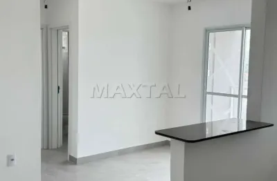 Apartamento a venda com 52m², 2 quartos, 1 suíte, sacada, 2 banheiros no Jardim São Paulo