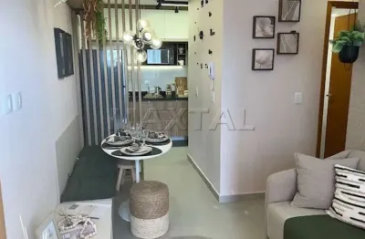 VENDE apartamento novo e decorado recém construído no bairro vila nivi, com 2 dormitórios com armári