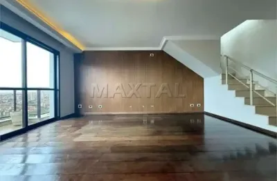 Cobertura 270m² com 3 quartos sendo todos suítes para alugar em Santana, lazer completo