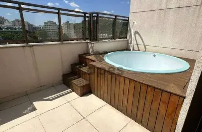 Cobertura com 3 quartos à venda na estrada capenha, pechincha, rio de janeiro, 120 m2 por r$ 575.000