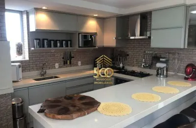 Cobertura com 3 dormitórios à venda, 220 m² por r$ 1.300.000,00 - centro - palhoça/sc