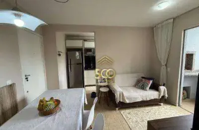 Apartamento com 2 dormitórios à venda, 50 m² por r$ 290.000,00 - ponte do imaruim - palhoça/sc