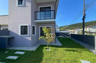 Sobrado com 3 dormitórios à venda, 100 m² por r$ 590.000,00 - potecas - são josé/sc