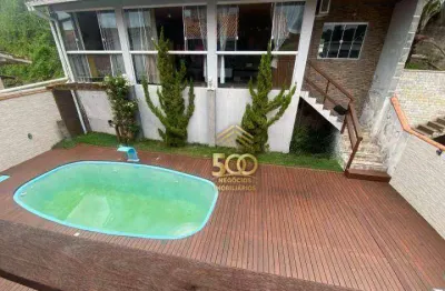 Casa em condomínio fechado com 4 quartos à venda na Rua Campolino Paulino da Silveira, Fundos, Biguaçu