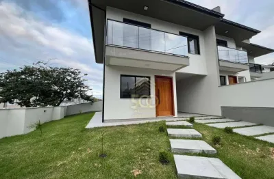Sobrado à venda, 107 m² por r$ 649.000,00 - potecas - são josé/sc