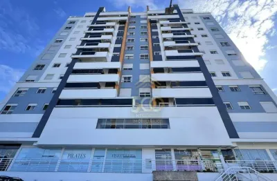 Apartamento com 02 dormitórios, 79m², à venda por r$728.000 - barreiros - são josé/sc