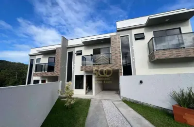 Sobrado com 3 dormitórios à venda, 124 m² por r$ 585.000,00 - potecas - são josé/sc