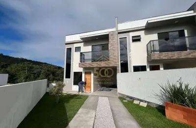 Sobrado à venda, 125 m² por r$ 658.000,00 - potecas - são josé/sc