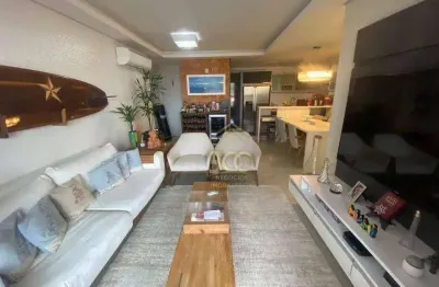 Apartamento com 3 dormitórios à venda, 113 m² por r$ 900.000,00 - praia comprida - são josé/sc