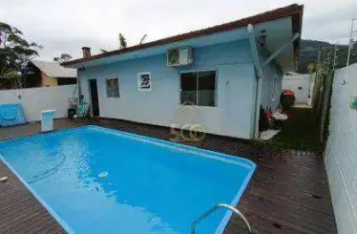 Casa com 3 dormitórios à venda, 120 m² por r$ 500.000,00 - fundos - biguaçu/sc