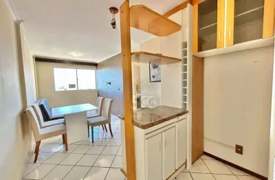 Apartamento 02 dormitórios com 01 vaga de garagem e vista mar no bairro serraria em são josé-sc