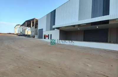 Galpão para alugar, 2450 m² por r$ 53.900,00/mês - parque industrial - maringá/pr