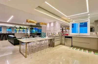 Apartamento com 4 suítes para alugar, 248 m² por r$ 17.000/mês - zona 01 - maringá/pr