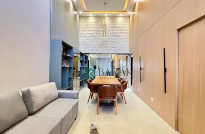 Casa mobiliada com1 suíte + 2 quartos à venda, 130 m² por r$ 1.350.000 - jardim espanha - maringá/pr