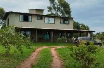 Chácara com 5 dormitórios à venda, 4000 m² por r$ 799.000,00 - rural - terra rica/pr