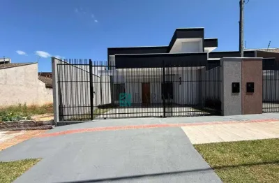 Linda casa com 3 dormitórios à venda, 80 m² por r$ 455.000 - jardim paulista iii - maringá/pr