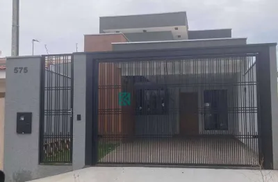 Casa com 3 dormitórios à venda, 102 m² por r$ 575.000,00 - jardim paris - maringá/pr