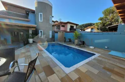 Sobrado de alto padrao com 6 suites, 600 m² de terreno, à venda por r$ 1.500.000- caputera - caraguatatuba/sp