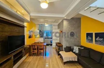 Sobrado em condomínio com 2 quartos, 75m², à venda em caraguatatuba, jardim brasil