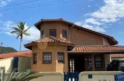 Sobrado à venda em caraguatatuba, capricórnio i, com 3 quartos, 255m²