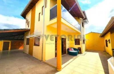 Sobrado à venda em caraguatatuba, indaiá, com 4 quartos, 292m²