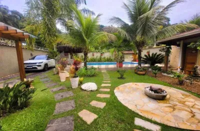 Casa à venda em caraguatatuba, capricónio iii, com 3 quartos, 179m²