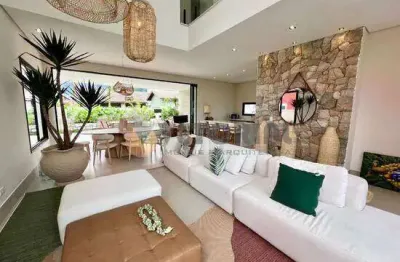 Sobrado em condomínio à venda em caraguatatuba, costa nova, com 5 quartos, 340m²