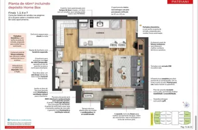 Apartamento com 1 quarto à venda na avenida aquidaban, 280, vila lídia, campinas, 46 m2 por r$ 485.000