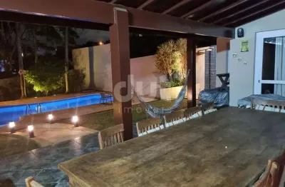 Casa em condomínio fechado com 4 quartos para alugar na rua san conrado, 3423, loteamento caminhos de san conrado (sousas), campinas, 298 m2 por r$ 8.500