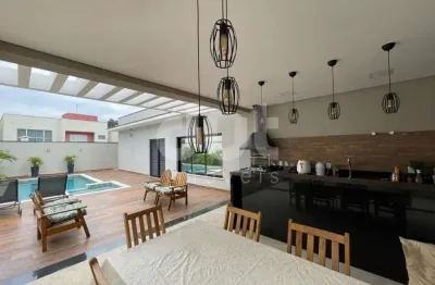 Casa em condomínio fechado com 3 quartos à venda na rua líbero badaró, 19, jardim green park residence, hortolândia, 234 m2 por r$ 1.850.000