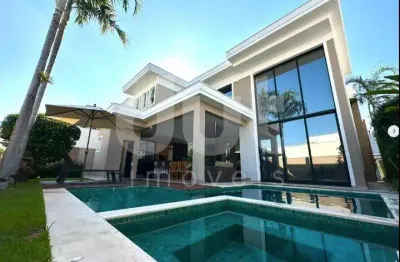 Casa em condomínio fechado com 3 quartos à venda na rua sérgio bortolotto, 220, loteamento parque dos alecrins, campinas, 285 m2 por r$ 2.865.000