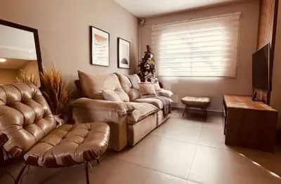 Casa em condomínio fechado com 3 quartos à venda na rua antonio santos silva, 23, balneario tropical, paulínia, 91 m2 por r$ 733.000