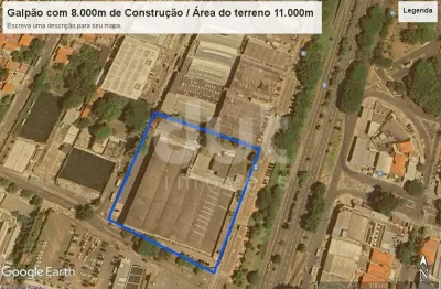 Barracão / galpão / depósito à venda na rua luiz otávio, 2385, parque taquaral, campinas por r$ 58.000.000