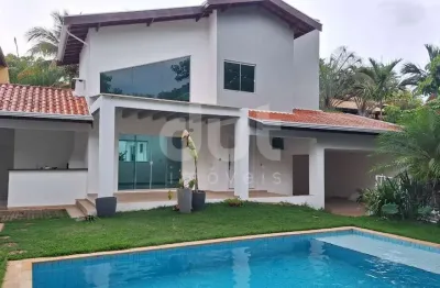 Casa em condomínio fechado com 3 quartos para alugar na rua san conrado, 3423, loteamento caminhos de san conrado (sousas), campinas, 216 m2 por r$ 7.600