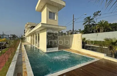Casa à venda com piscina e 4 quartos em peruíbe, no bairro residencial flora rica
